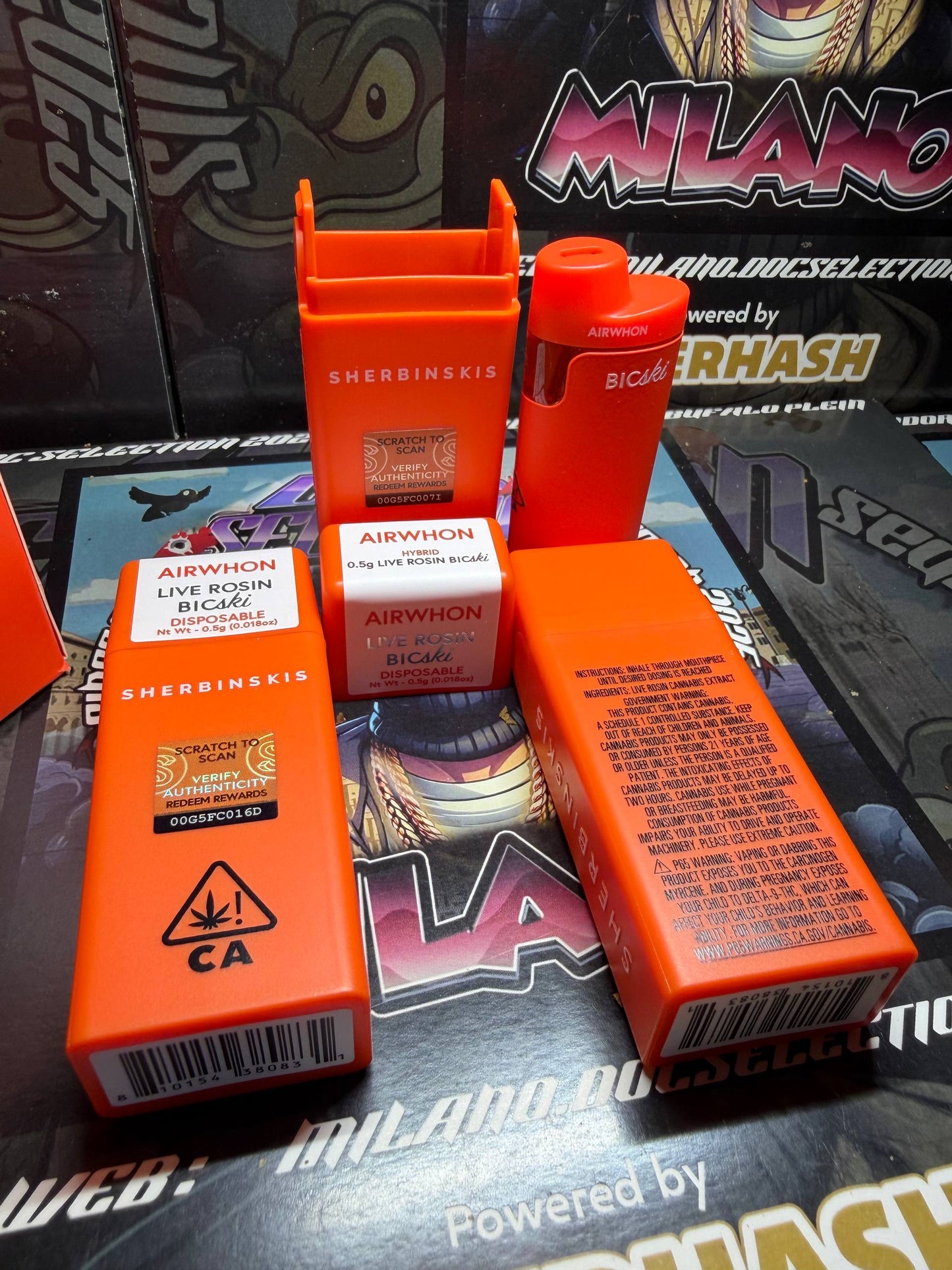 Pen 0,5gr LIVE ROSIN SHERBINSKI - AIRWHON