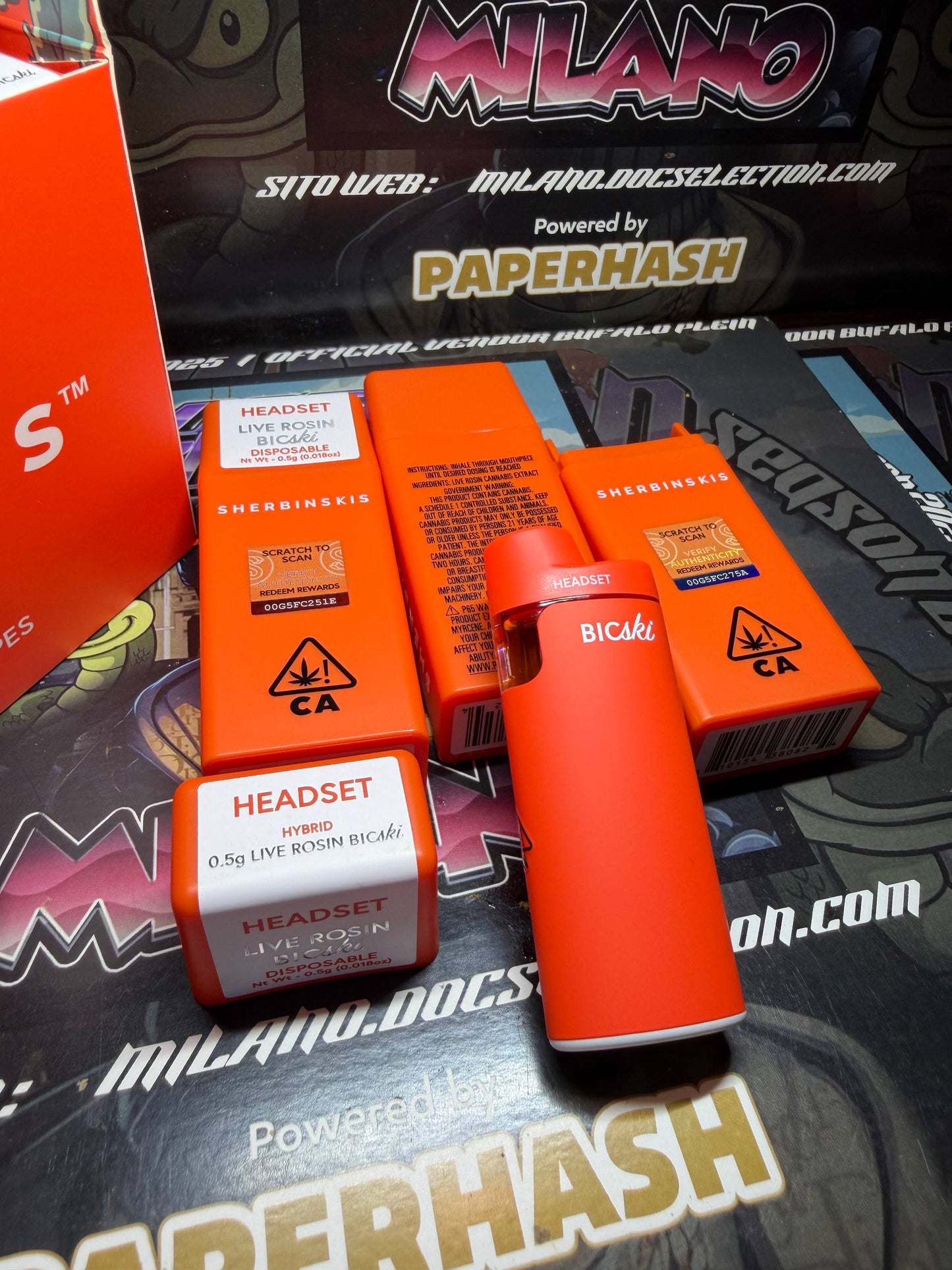 Pen 0,5gr LIVE ROSIN SHERBINSKI - HEADSET
