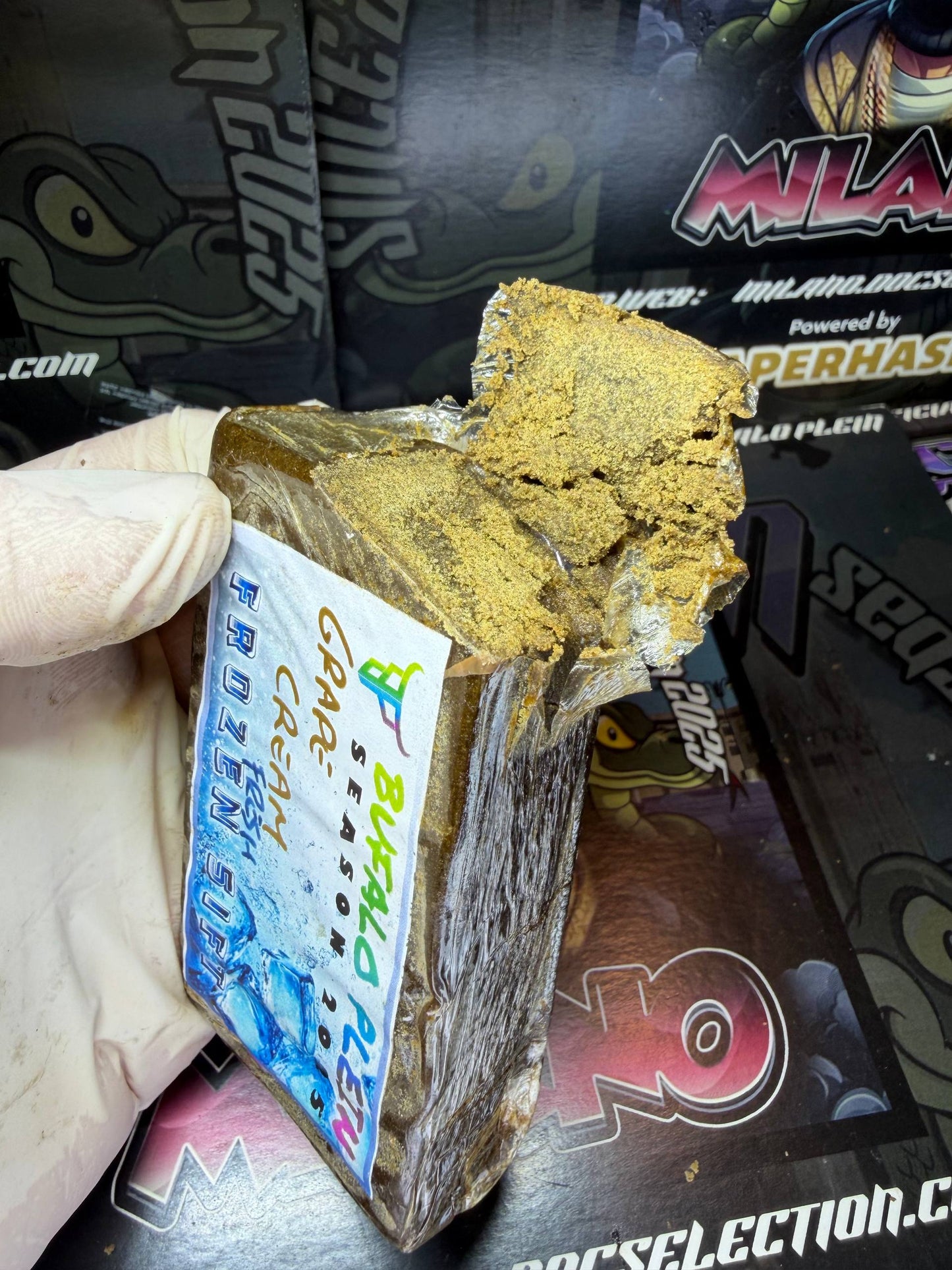 Frozen Premium Gold Line Bufalo Plein - GRAPE CREAM